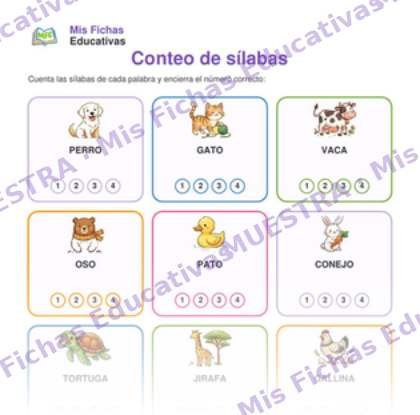 Conteo de sílabas