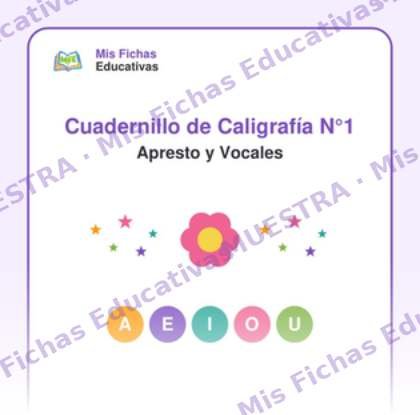 Cuadernillo de caligrafía